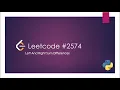 2574 Left and Right Sum Differences Leetcode Weekly contest 334 Python