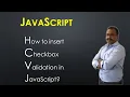 checkbox validation Java Sript