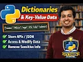 Python Dictionaries Explained Key-Value Data FastAPI JSON Basics Python School