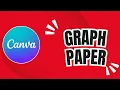 How to Make Graph Paper in Canva Easy Grid Template Tutorial