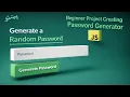 How To Generate A Random Password Using Javascript - Beginner Project Js Tutorial In Pashto