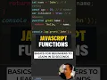 JavaScript Functions for Beginners