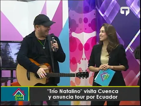 Trío Natalino visita Cuenca y anuncia tour por Ecuador