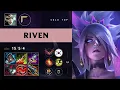 Riven Top vs Renekton - KR Grandmaster Patch 26 12
