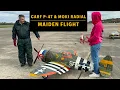 CARF P-47 Razorback with Moki Radial Maiden flight - Adam Johnson