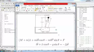 Inverted Pendulum System matlab ODE45