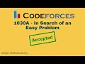 1030A - In Search of an Easy Problem Codeforces Solution Bangla C Language