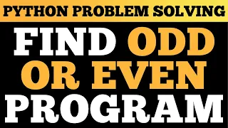 Python Tutorial Check if Number is Positive and Even or Odd Problem Solving In Python