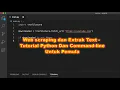 Web Scraping dan Extrak Text - Tutorial Python Dan Command-line Untuk Pemula