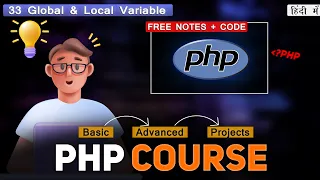 PHP Global Local Variable Tutorial PHP Tutorial for MSBTE Diploma Students -