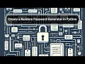 Create a Random Password Generator in Python