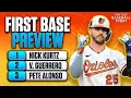 2026 First Base Rankings Strategy Draft Prep Guide Fantasy Baseball Advice