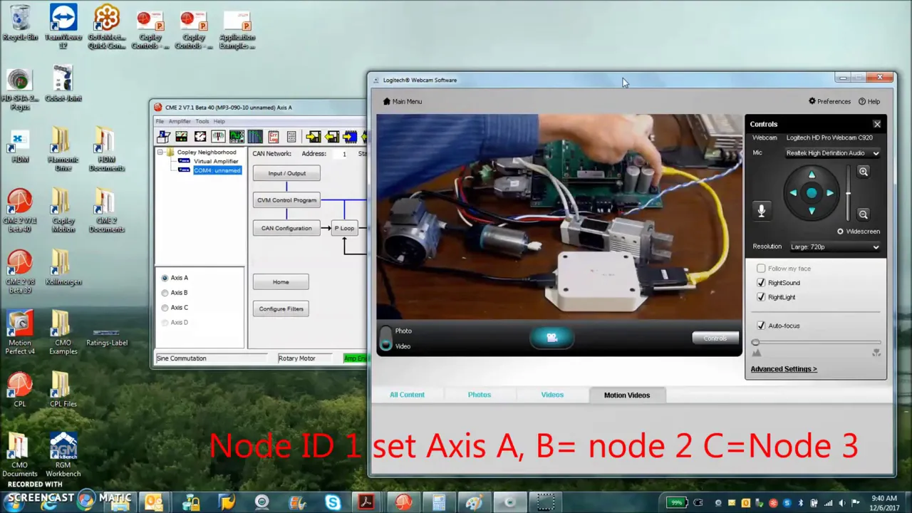 Multi Axis Trajectory Updates using MP3