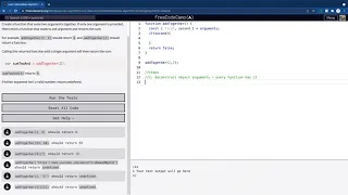 Arguments Optional - FreeCodeCamp challenge