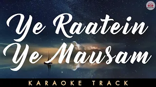 ye raatein ye mausam karaoke unplugged kishore kumar asha bhosle old hit songs