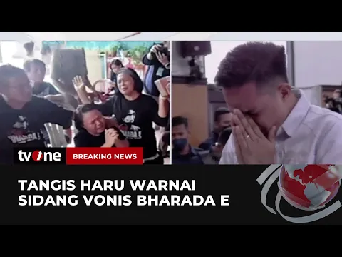 Tangis Richard Eliezer Pecah di Ruang Sidang Setelah Vonis Penjara 1 Tahun 6 Bulan