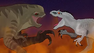 Distortus Rex vs Indominus Rex | Dinosaur Pivot Battles | DinoMania - Jurassic World