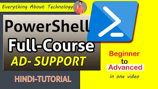 PowerShell Full Course in Hindi Learn PowerShell Scripting Tutorial Beginner To Advanced One