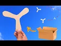 Lagu How to make cardboard boomerang , Best cardboard toy , how to make paper toy