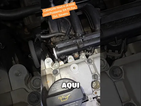 Cabeçote novo e Já está com Problema: EA-111 Fox, Gol, Saveiro. #vw #vwpolo #vwgol #oficina