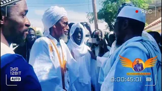 محمد مصطفى مع الشيخين العلامة أحمد ولد المرابط الشنقيطي والدكتور عمر فابا فودي جيتي 