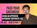 THE ACS - Using an Approved Minimum Equipment List PA I B K3b