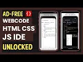 Best Free Webcode Html Css JS Ide App for Android