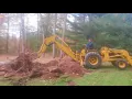 1972 John Deere 400 Tree stump removal part 2