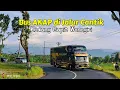 BUS AKAP di Jalur Cantik Kedunggupit Wonogiri