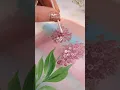 How I paint with Q-Tips Lilac Beginner One Stroke Flower