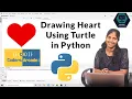 Turtle Graphics in Python Heart Shape