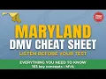 Maryland DMV Permit Test 2026 The 103 Facts You MUST Know Full Study Guide