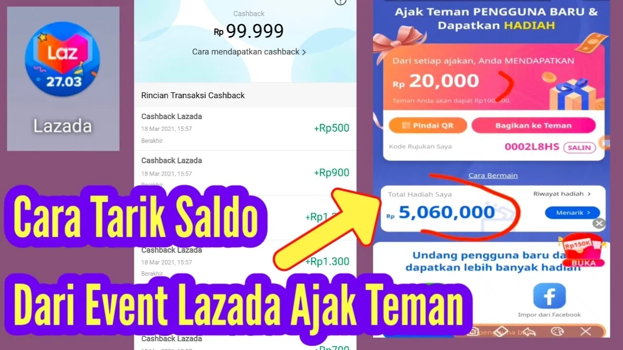 CARA PAKAI BONUS DADAKAN LAZADA TERBARU