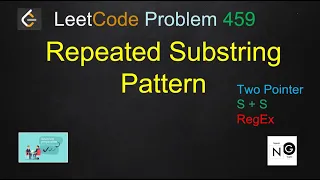 repeated substring pattern leetcode leetcode 459 two pointer regex