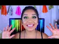 Smokey Neon Green Makeup Look | Take me to Brazil Palette