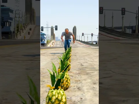 GTA 5: Mafia used a Pineapple to Trap Trevor! Can Franklin strike back in Time? 😱 #shorts