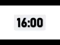 16 Minute Timer - Minimal Countdown Timer Light Theme