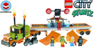 LEGO City 60294 Stunt Show Truck - Lego Speed Build
