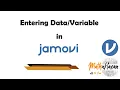 Entering in Jamovi Data Analysis in Jamovi