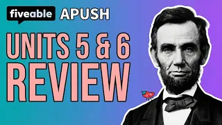 APUSH - Units 5 6 Review Civil War to Gilded Age