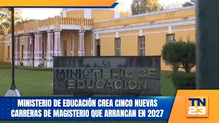 Ministerio de Educación crea cinco nuevas carreras de magisterio que arrancan en 2027
