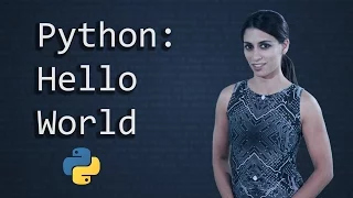 Hello World in Python Python Tutorial Python Programming
