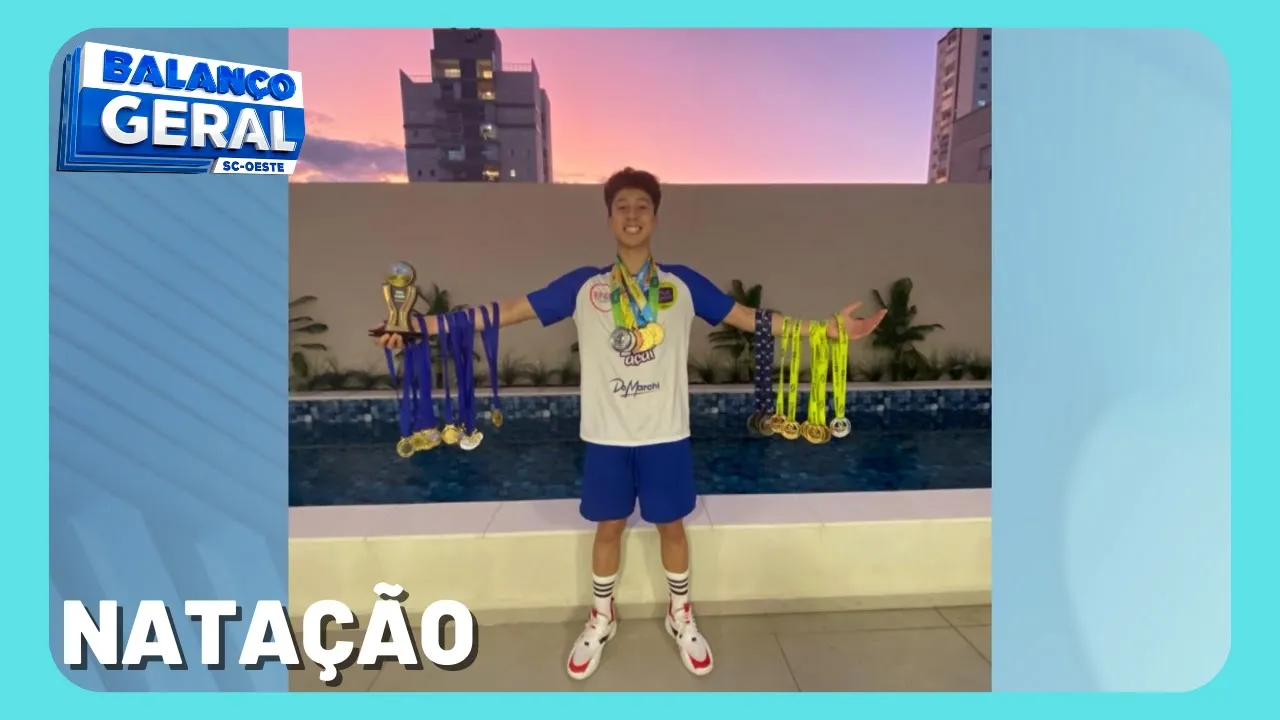 Equipes de natação de Chapecó ganharam destaque na temporada 2022