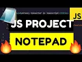 Build a Voice Notepad Using Native File System API Web Speech API in Javascript Full Project