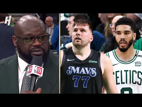 Download MP3 Shaq & the NBA TV Crew Reacts to Celtics Game 1 Win vs Mavericks