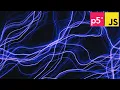 p5 js Coding Tutorial Flow Fields Perlin Noise