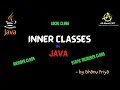 Inner Classes in Java lec 53 Java Tutorial BhanuPriya