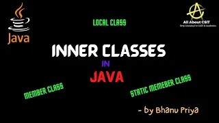 Inner Classes in Java lec 53 Java Tutorial BhanuPriya