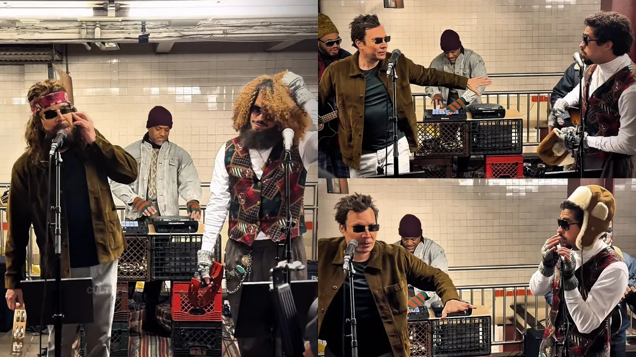 Bad Bunny and Jimmy Fallon Shock NYC with Surprise Subway Performance Bad Bunny and Jimmy Fallon Shock NYC with Surprise Subway Performance