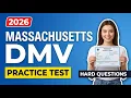 2026 Massachusetts RMV Permit Practice Test Guide and Study Tips